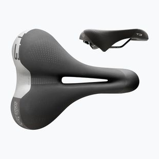 Dviračio balnelis Selle Italia Sportouring T 3 Flow, Fec Alloy Rail, Soft-Tek, Light Gel black