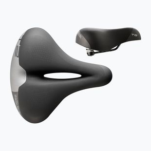 Dviračio balnelis Selle Italia Sportouring T 2 Flow, Fec Alloy Rail, Soft-Tek, Light Gel black