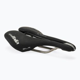 Dviračio balnelis Selle Italia Max SLR Boost Gel Superflow, TI 316 Rail, Fibra-Trek, Light Gel black