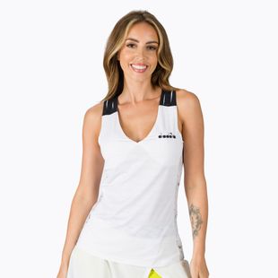 Moteriški teniso marškinėliai Diadora Clay white 102.174118