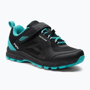 Moteriški MTB dviračių batai Northwave Escape Evo black/blue 80173009