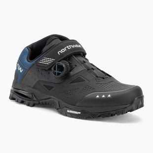 Vyriški dviračių MTB batai Northwave Enduro Mid 2 black/deep blue