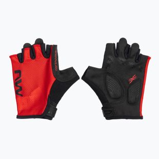 Vyriškos dviračių pirštinės Northwave Active Short Finger radiant red
