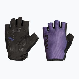 Moteriškos dviračių pirštinės Northwave Active Short Finger dark purple