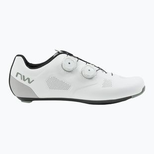 Vyriški plento dviračių batai Northwave Revolution white/light grey