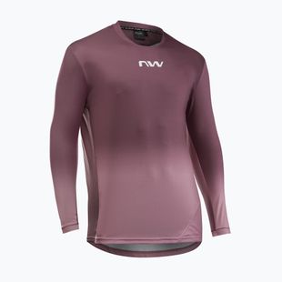 Vyriški dviračių marškinėliai ilgomis rankovėmis Northwave Edge 2 dusty mauve