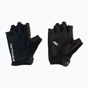 Moteriškos dviračių pirštinės Northwave Active Max Short Finger black