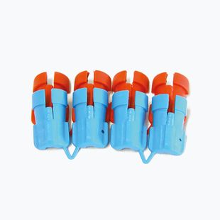 Fizan Flexy stulpų sekcijų užrakto plėstuvas 4 vnt., mėlyna/raudona 114AL+115AL