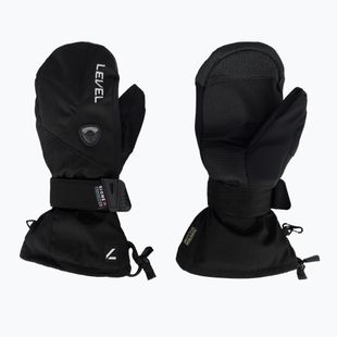 Vyriškos snieglenčių pirštinės Level Fly Mitt black