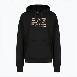 Vyriška EA7 Emporio Armani Train Visibility Hoodie black/gold