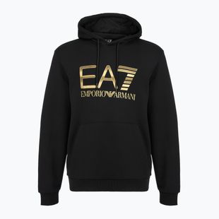 Vyriškas džemperis EA7 Emporio Armani Train Logo Series Big Logo Hoodie black