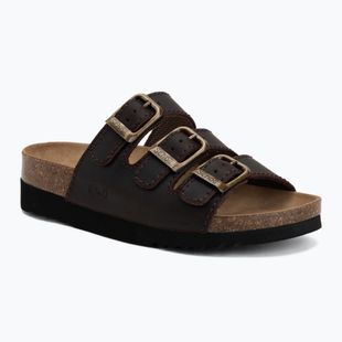 Moteriškos šlepetės Scholl Rio Wedge Ad Med dark brown