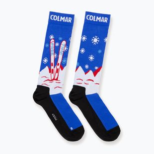 Slidinėjimo kojinės Colmar Freetime abyss blue/white/rac