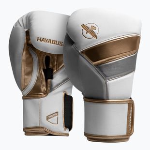 Bokso pirštinės Hayabusa T3 white/gold