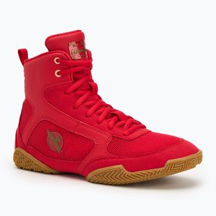 Vyriški bokso batai Hayabusa Pro Boxing black red