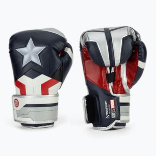 Bokso pirštinės Hayabusa Marvel's Captain America silver/blue