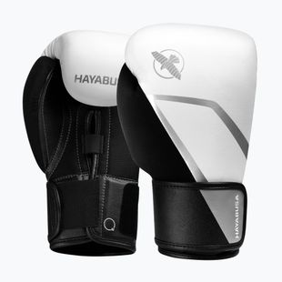 Bokso pirštinės Hayabusa E1 Boxing white/silver