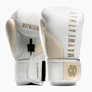 Bokso pirštinės Hayabusa Mayweather Champ white/gold