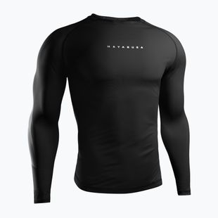 Vyriškas ilgomis rankovėmis rashguardas Hayabusa Core Rash Guard black