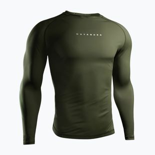 Vyriškas ilgomis rankovėmis rashguardas Hayabusa Core Rash Guard green
