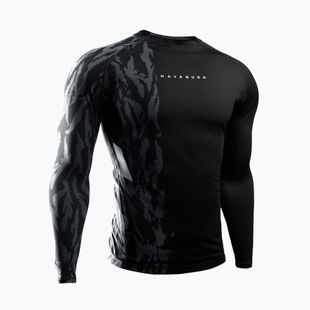 Vyriškas rashguard ilgomis rankovėmis Hayabusa Apex Rash Guard black