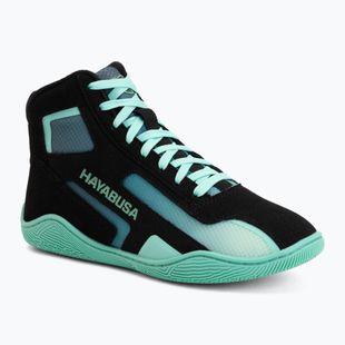 Bokso bateliai Hayabusa Surge black/cyan