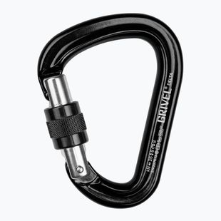 Karabinas Grivel Delta K5N Screw Lock black/black
