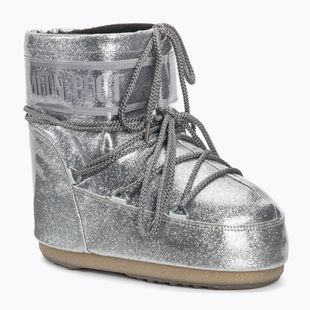 Moteriški sniego batai Moon Boot Icon Low Glitter silver