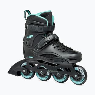Moteriški riedučiai Rollerblade RB 80 W black/light blue