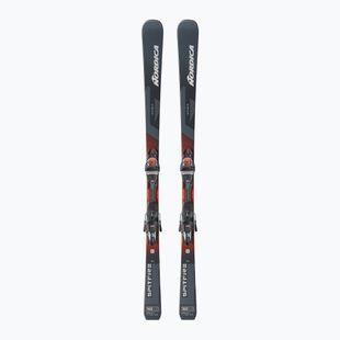Kalnų slidės Nordica Spitfire TI + apkaustai TP2LT11 FDT grey/blue/red/silver