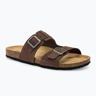 Vyriškos šlepetės per pirštą Geox Sandal Ghita coffee