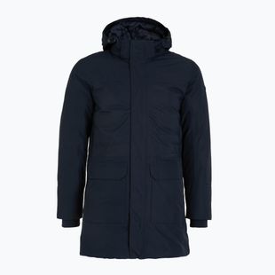 Vyriška lietaus striukė CMP 35K3737 Parka Zip Hood black/blue/winter sun