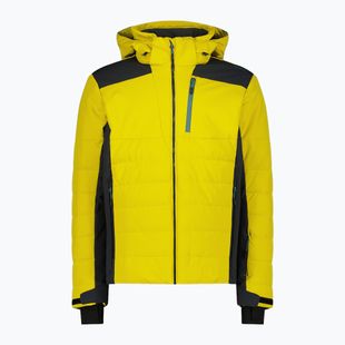 Vyriška slidinėjimo striukė CMP 35W0127 Zip Hood gold green
