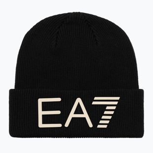 Žieminė kepurė EA7 Emporio Armani Mountain Logo Series Big Beanie black