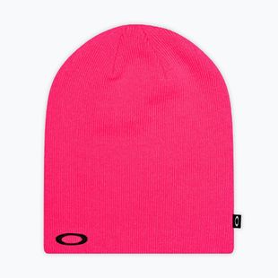 Žieminė kepurė Oakley Fine Knit neon pink