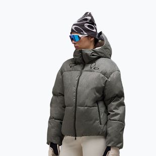 Moteriška slidinėjimo striukė Oakley Icicle Cropped cement melange