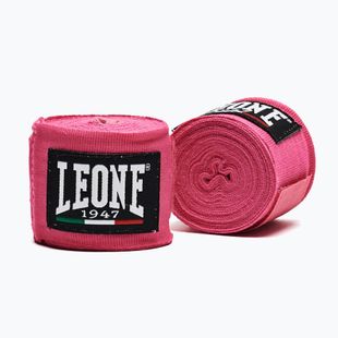 Bokso raiščiai Leone 1947 Hand Wraps 350 cm pink