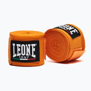 Bokso raiščiai Leone 1947 Hand Wraps 350 cm orange