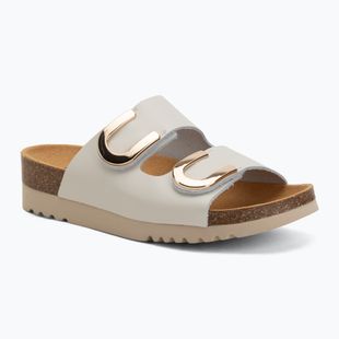 Moteriškos šlepetės Scholl Montery 2 Straps Ad Med off white