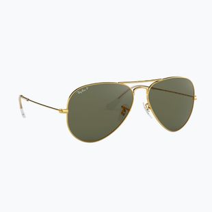 Akiniai nuo saulės Ray-Ban Aviator Classic arista gold/green g-15 polarized