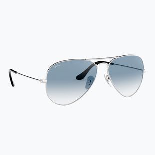 Akiniai nuo saulės Ray-Ban Aviator Classic silver/light blue