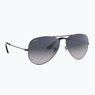 Akiniai nuo saulės Ray-Ban Aviator Classic gunmetal/blue polarized
