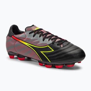 Vyriški futbolo bateliai Diadora Brasil Elite Veloce R LPU juodi ir raudoni DD-101.179181-D0136-39