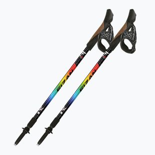 Šiaurietiško ėjimo lazdos Fizan Speed Junior rainbow