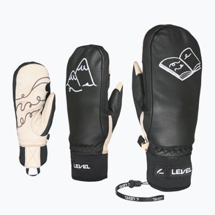 Moteriškos slidinėjimo pirštinės Level Ivory Mitt pk black