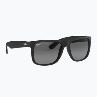 Akiniai nuo saulės Ray-Ban Justin Classic matt black gum/dark grey