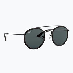 Akiniai nuo saulės Ray-Ban Round Double Bridge black/blue/grey