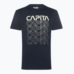 Marškinėliai CAPiTA Worm washed navy
