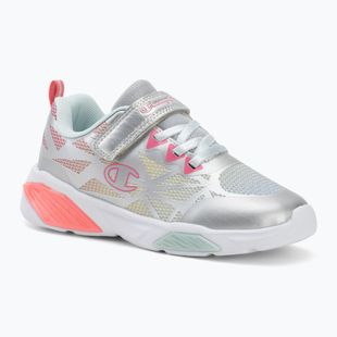 Vaikiški batai Champion Wave Tri G PS Low Cut silver/blue burgundy/imperial light blue