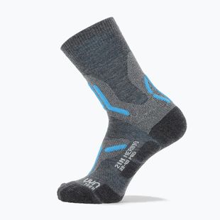 Moteriškos kojinės Uyn Trekking 2IN Merino Mid mid grey/turquoise